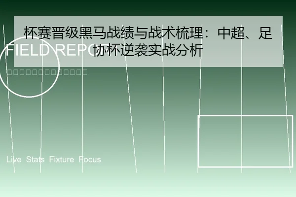 杯赛晋级黑马战绩与战术梳理：中超、足协杯逆袭实战分析